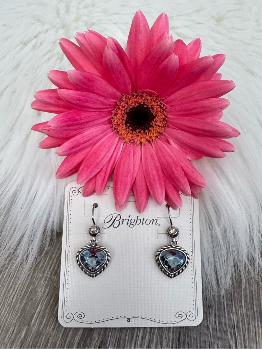 💓BRIGHTON Queen Of Waters French Wire Earrings Silver-Gray